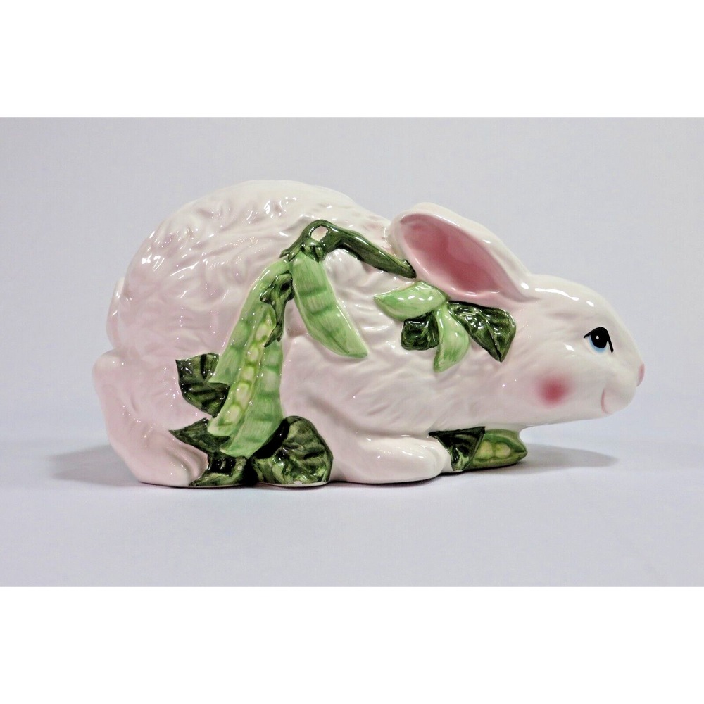 Vintage Bloom Rite 2 Ceramic Bunnies Easter Spring Rabbit Bunny Decorative - Picture 7 of 7